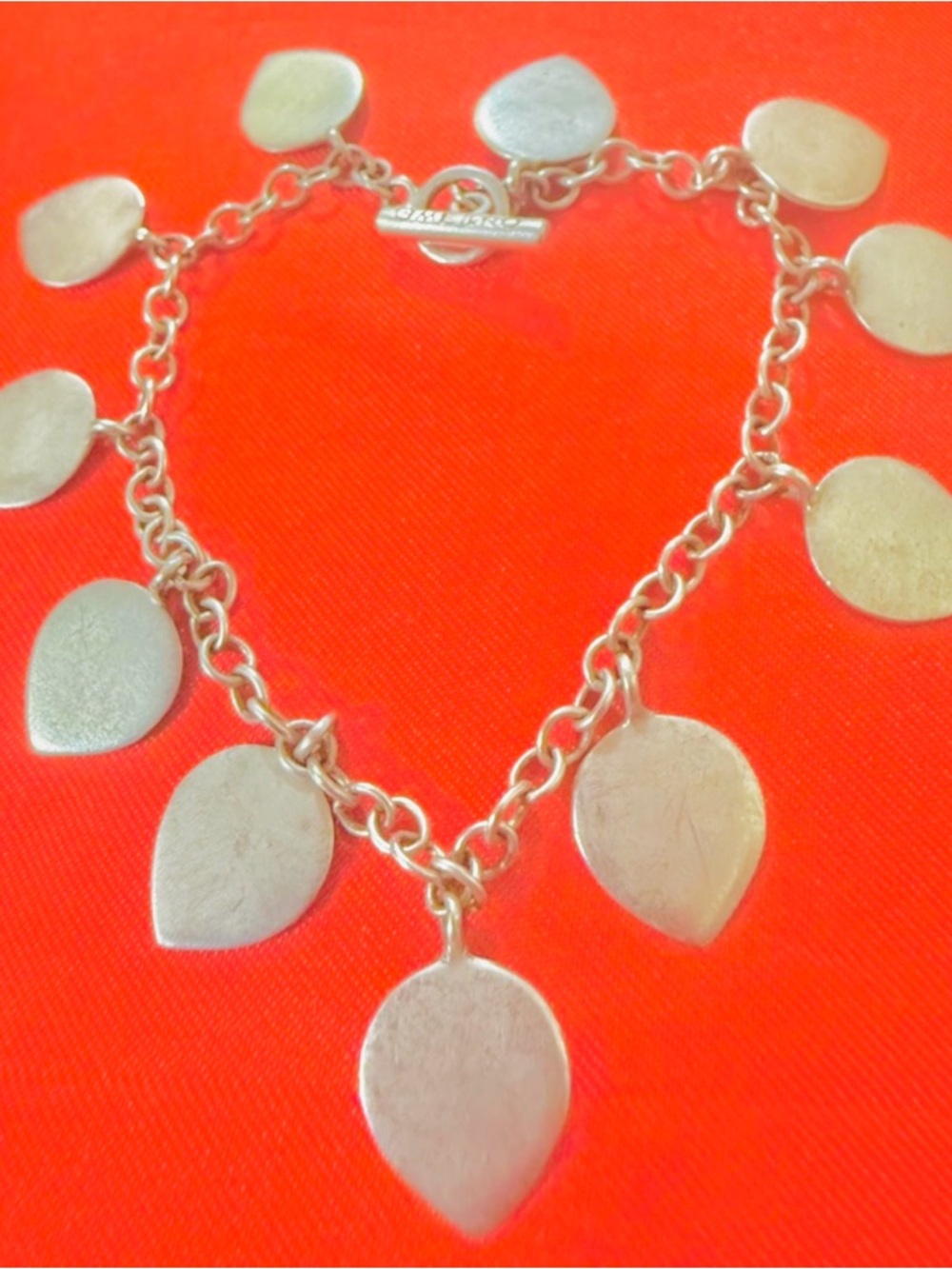 WOW POSHMARK Authentic Me & Ro Sterling Silver Lotus Petal 11 Charm Bracelet
